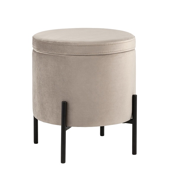 Пуф Stool Group Грейс велюр светло-серый vd-grays-b25 изображение 1 Пуф Stool Group Грейс велюр светло-серый vd-grays-b25 Фото № 1