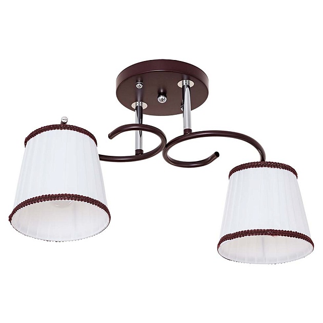 Потолочный светильник ЭкономСвет 50713/2BR+CR WT Фото № 1