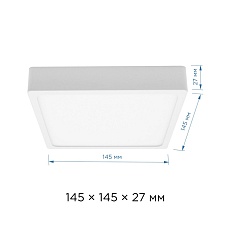 Накладная светодиодная панель Apeyron 06-46 2