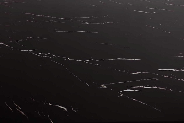 Кухонный стол AksHome Miller черный мрамор, закаленное стекло 79590 Фото № 3