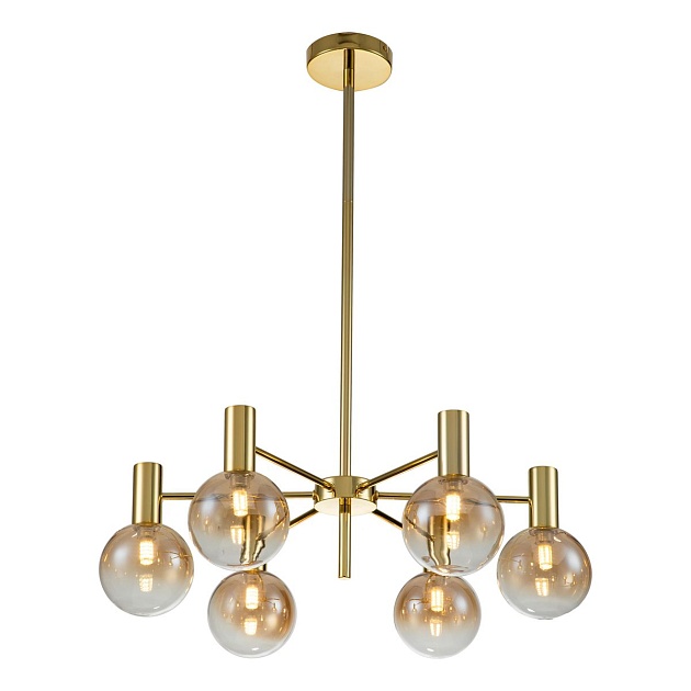 Подвесная люстра Indigo Collana 13015/6R Gold V000220 изображение 1 Подвесная люстра Indigo Collana 13015/6R Gold V000220 Фото № 1