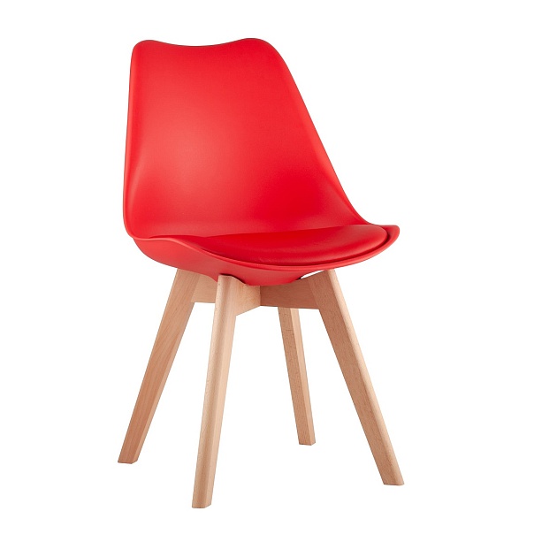 Кухонный стул Stool Group FRANKFURT красный дер. ножки Y863 red изображение 1 Кухонный стул Stool Group FRANKFURT красный дер. ножки Y863 red Фото № 1