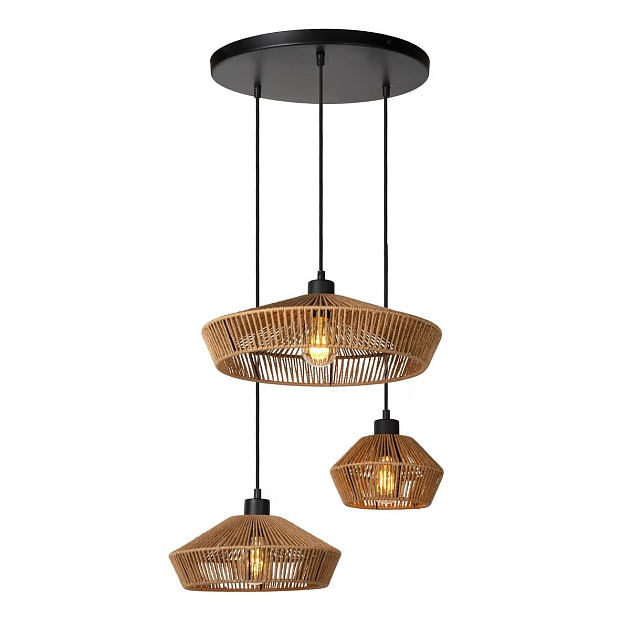 Подвесная люстра Lucide Yunkai 10413/03/72 Фото № 1