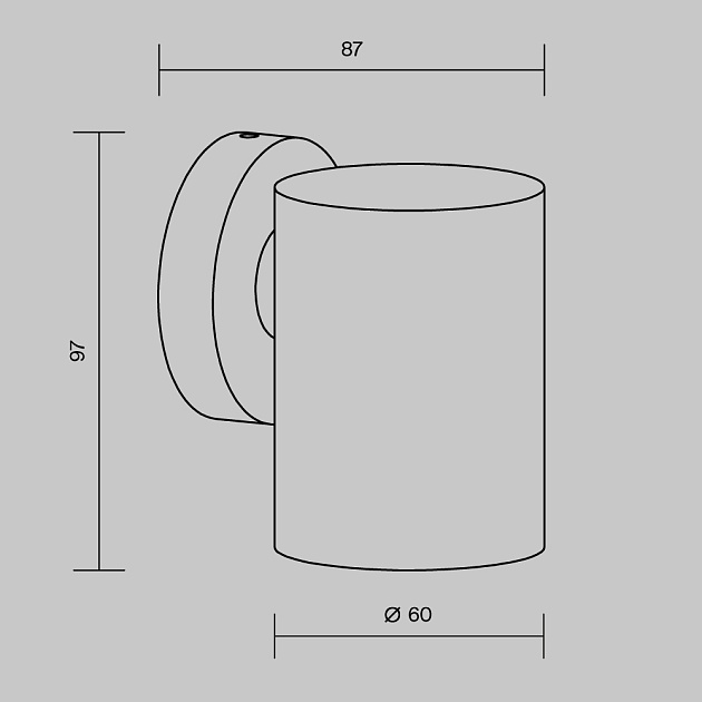 Бра Maytoni Outdoor O493WL-01W Фото № 2