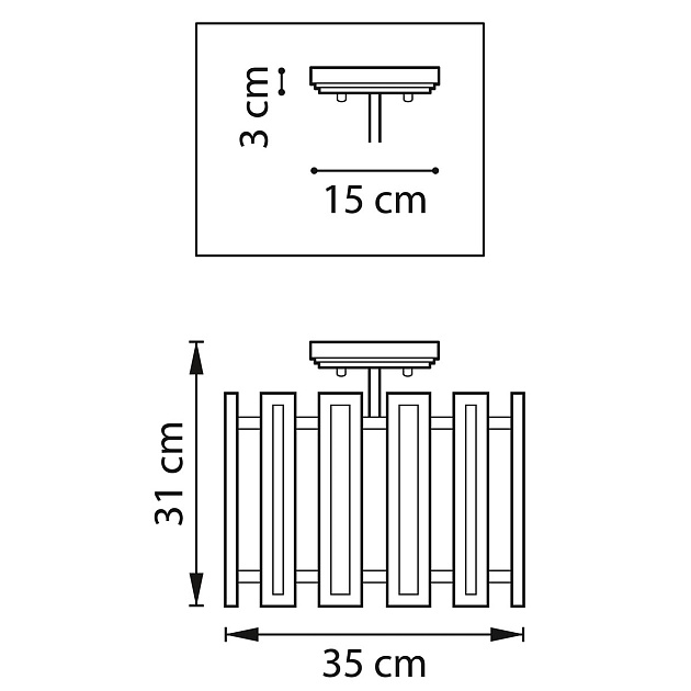 Потолочная люстра Lightstar Agave 712044 Фото № 2