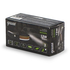 Налобный светодиодный фонарь Gauss аккумуляторный 340х30 330 лм GF412 1