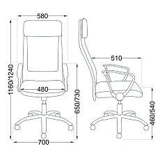 Кресло руководителя AksHome Ergo 83156 1