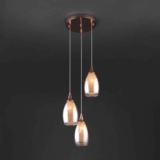 Подвесной светильник Eurosvet 50085/3 золото Фото № 2