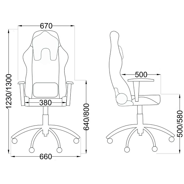 Игровое кресло AksHome Sprinter голубой, экокожа 74998 Фото № 2