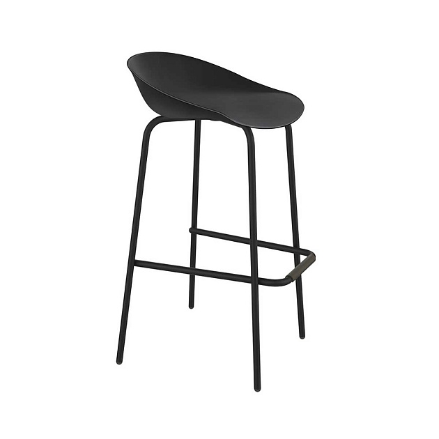 Барный стул Sheffilton SHT-ST19/S29 черный/черный муар 8030296502 Фото № 1