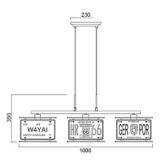 Подвесной светильник Vele Luce Boom VL6372P03 4