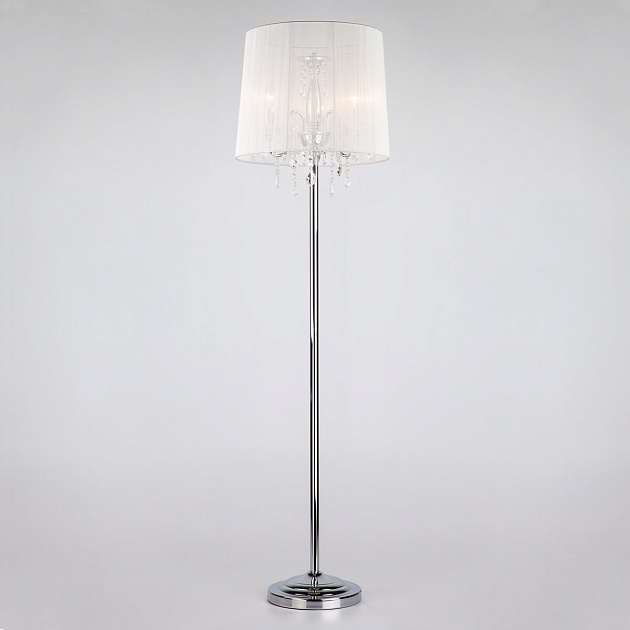 Торшер Eurosvet 2045/3F хром/белый изображение 1 Торшер Eurosvet 2045/3F хром/белый Фото № 1