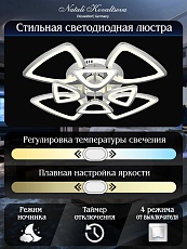 Потолочная светодиодная люстра Natali Kovaltseva Innovation Style 83019 1