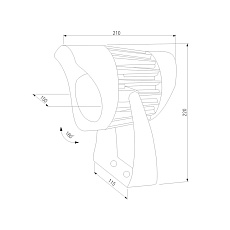 Ландшафтный светодиодный светильник Elektrostandard Landscape 35186/F a069769 1