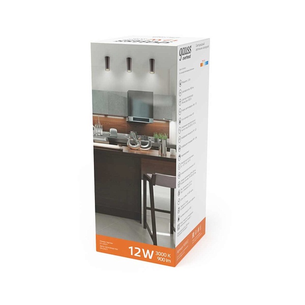 Потолочный светодиодный светильник Gauss Overhead HD009 изображение 2 Потолочный светодиодный светильник Gauss Overhead HD009 Фото № 2