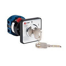 Переключатель кулачковый ПК-1-112 25А 2P «0-1» с ключом EKF PROxima pk-1-112-25