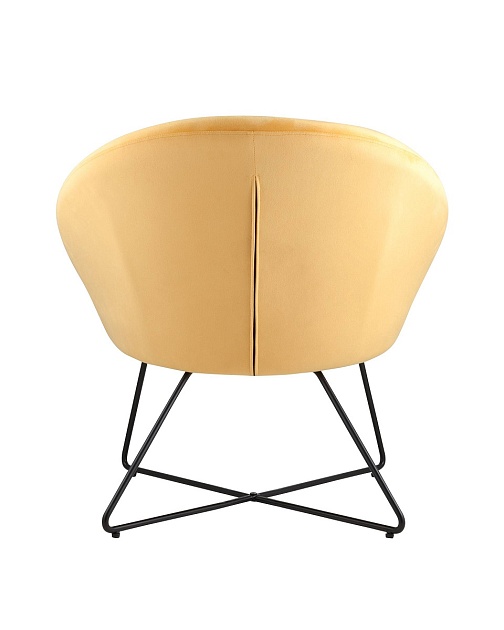 Кресло Stool Group Колумбия вельвет оранжевый DOUMBIA HLR-22 изображение 4 Кресло Stool Group Колумбия вельвет оранжевый DOUMBIA HLR-22 Фото № 4