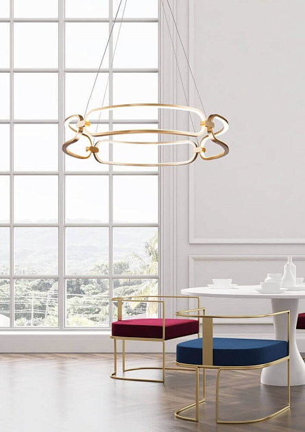 Подвесной светодиодный светильник Maytoni Chain MOD017PL-L50MG Фото № 11