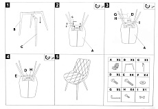 Кухонный стул Woodville Fox 15278 1