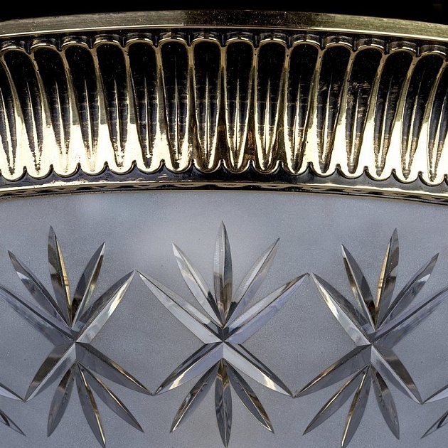 Потолочный светильник Artglass Lea III. Brass Antique Фото № 2