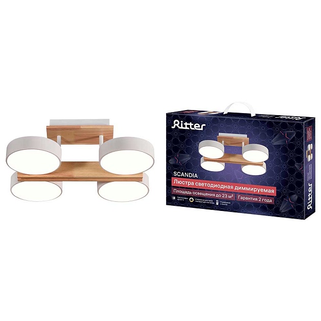 Потолочная люстра Ritter SCANDIA 51626 6 Фото № 1