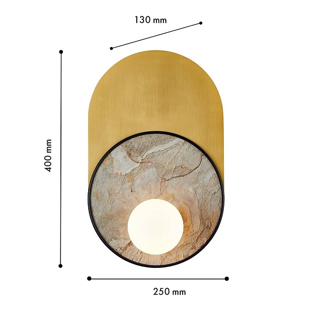 Настенный светильник Favourite Messier 4595-1W Фото № 2