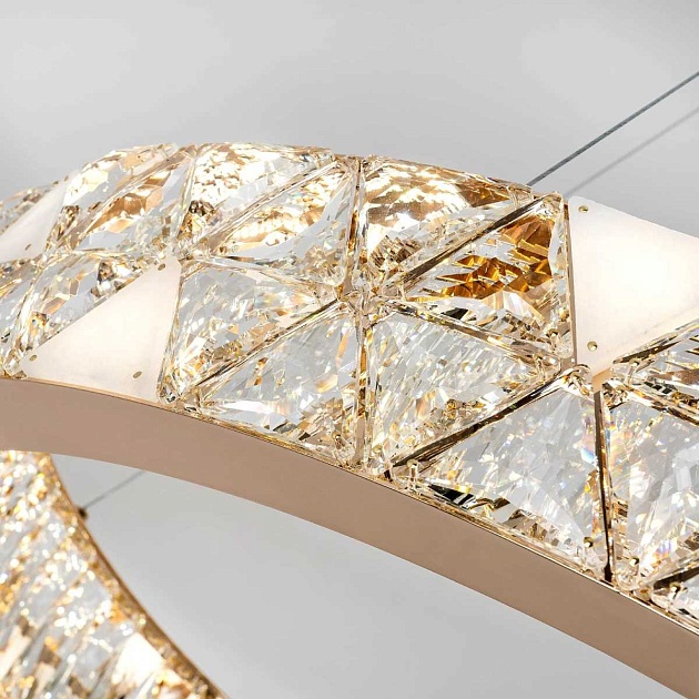 Подвесная светодиодная люстра Modelux Premium ML.6982.800P GD Фото № 3