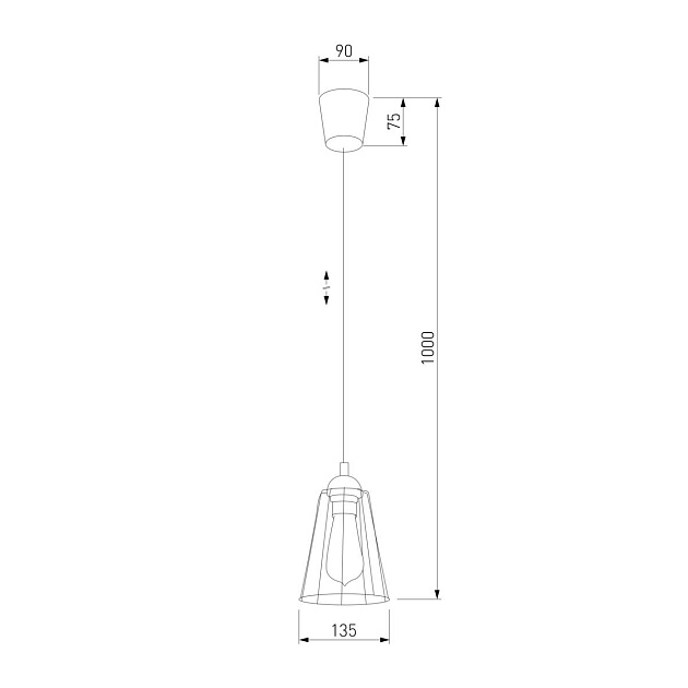 Подвесной светильник TK Lighting 1641 Galaxy 1 изображение 2 Подвесной светильник TK Lighting 1641 Galaxy 1 Фото № 2