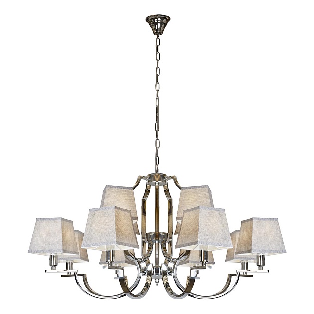 Подвесная люстра iLamp Hilton 6943-8+4 CR Фото № 1