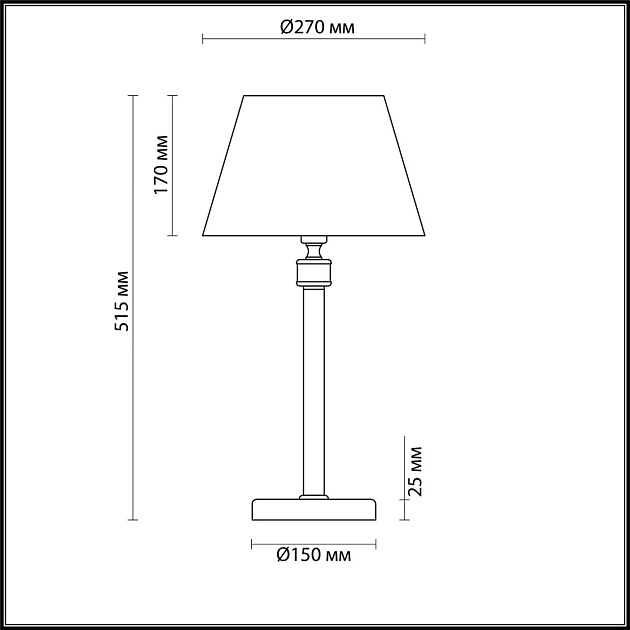 Настольная лампа Lumion Neoclassi Montana 4429/1T Фото № 4