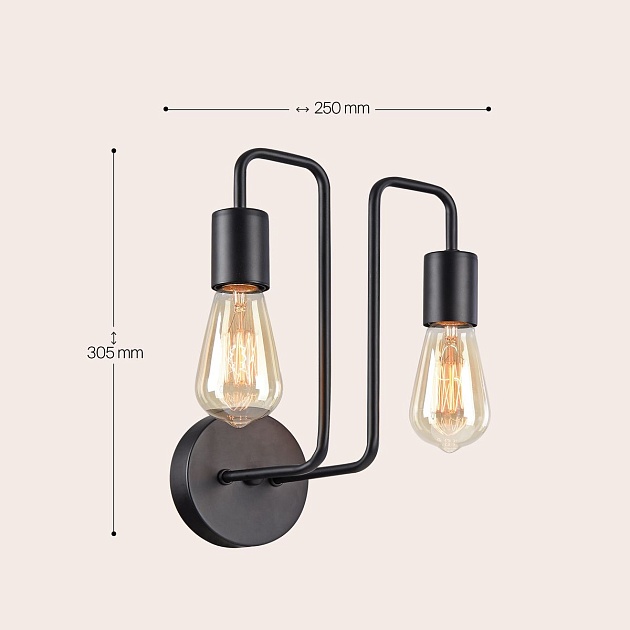 Бра Maytoni Gilbert T532WL-02B Фото № 3