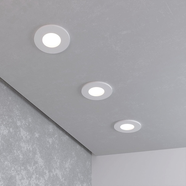 Встраиваемый светильник Elektrostandard 125 MR16 белый матовый a053361 Фото № 2