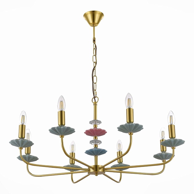 Подвесная люстра Evoluce Attic SLE1117-203-08 изображение 3 Подвесная люстра Evoluce Attic SLE1117-203-08 Фото № 3