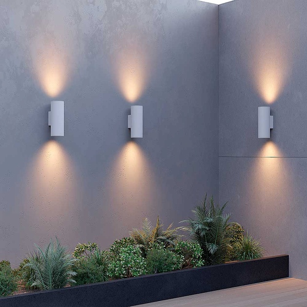 Уличный настенный светодиодный светильник Maytoni Shim O303WL-L24W3K изображение 4 Уличный настенный светодиодный светильник Maytoni Shim O303WL-L24W3K Фото № 4