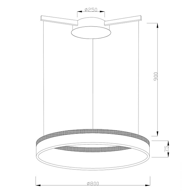 Подвесной светодиодный светильник Moderli Via V1723-PL Фото № 4