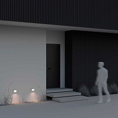 Уличный настенный светодиодный светильник Maytoni Mane O047SL-L3W3K 2