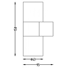 Настенный светильник Deko-Light Achernar Up and Down 731131 2
