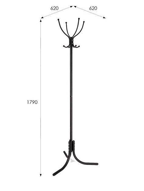 Напольная вешалка Мебелик М 3 001843 изображение 3 Напольная вешалка Мебелик М 3 001843 Фото № 3