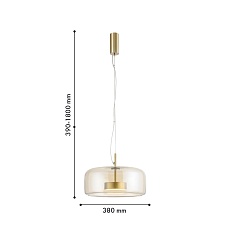 Подвесной светодиодный светильник Favourite Reflex 4235-2P 1