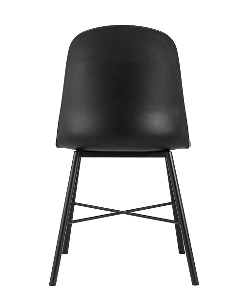 Кухонный стул Stool Group Shell с мягким сиденьем черный 8336 black Фото № 4