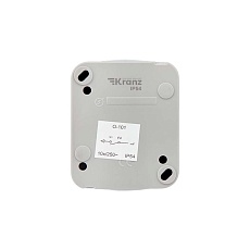 Выключатель одноклавишный Mini OG IP54, о/у, серый KRANZ KR-78-0835 2