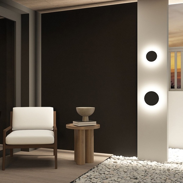 Уличный настенный светодиодный светильник Denkirs Alta DK9781-BK Фото № 6