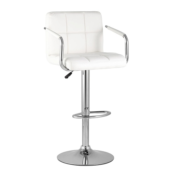 Барный стул Stool Group Малави белый BC-V003 white изображение 1 Барный стул Stool Group Малави белый BC-V003 white Фото № 1