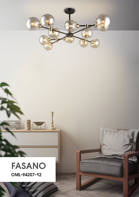 Потолочная люстра Omnilux Fasano OML-94207-12 Фото № 18