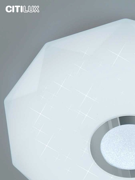 Потолочный светодиодный светильник Citilux Диамант Смарт CL713A40G Фото № 6