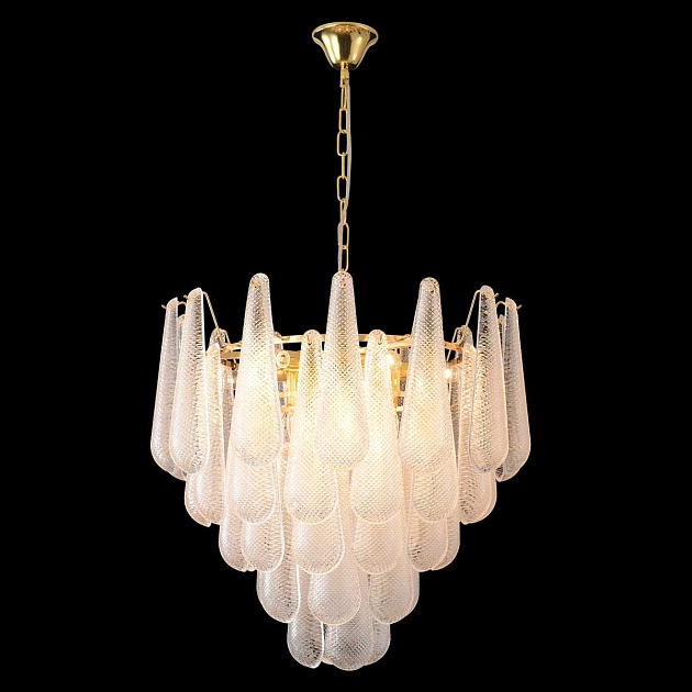 Подвесная люстра Crystal Lux FONTAIN SP10 GOLD Фото № 1