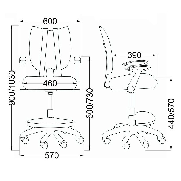 Детское кресло AksHome Pegas розовый с котятами, ткань 75262 Фото № 2