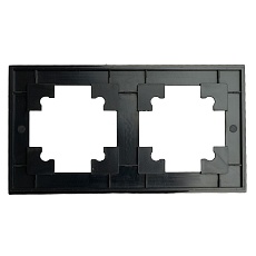 Рамка 2-постовая Stekker Катрин черный матовый GFR00-7002-05М 49601 4