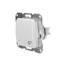 DEA Розетка 1-ая с/з с крышкой с/у 16А мех. Бел KRANZ KR-78-0213 2