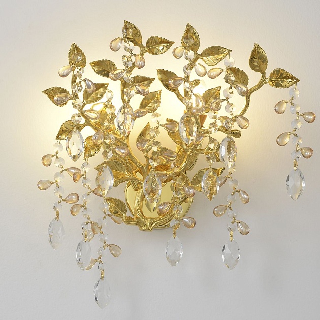 Настенный светильник Crystal Lux Eden AP2 Gold Фото № 5
